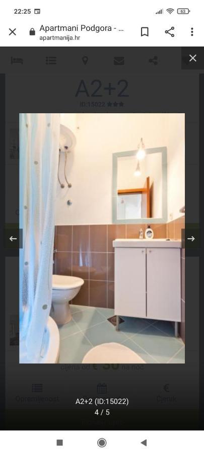 Vega Apartments Podgora Εξωτερικό φωτογραφία